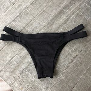 Victoria’s Secret Black Cheeky Bikini Bottoms